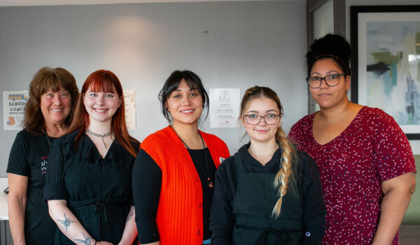 Food service team at shelter